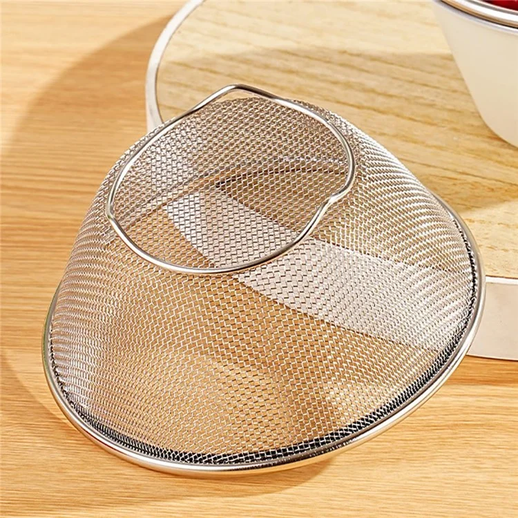 14cm Mini Strainer with Bowl 304 Stainless Steel Colander Mini Colander Bowl Set for Washing & Draining
