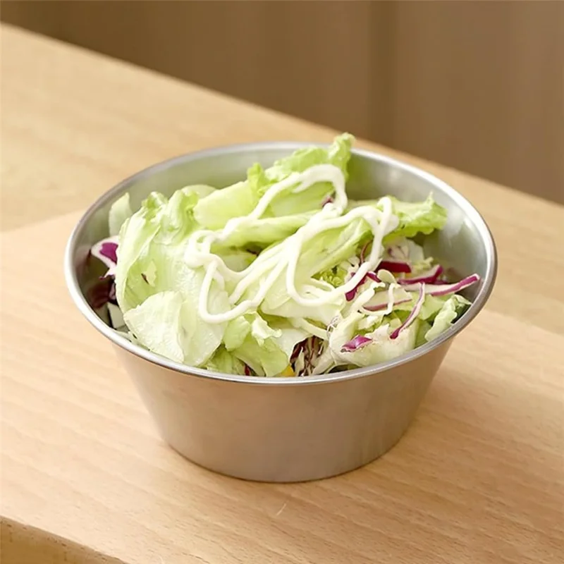 16cm Mini Strainer with Bowl 304 Stainless Steel Colander Mini Colander Bowl Set for Washing & Draining