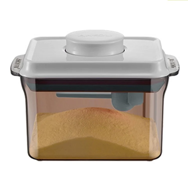ANKOU 1L Food Container ABS+AS Milk Powder Storage Box (BPA-free, FDA Test Report) - Tan