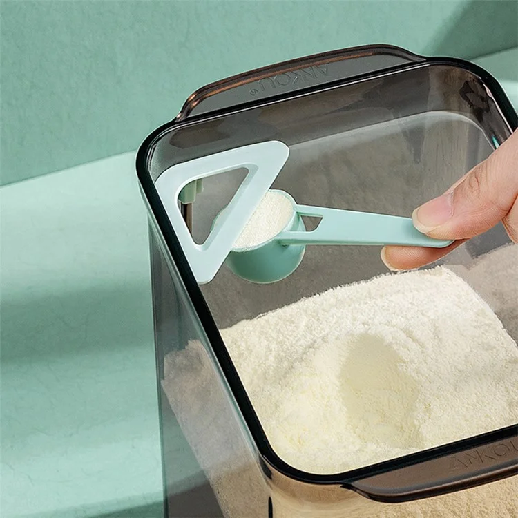 ANKOU 1.7L Baby Milk Powder Container Transparent ABS Storage Box (BPA-free, FDA Test Report)