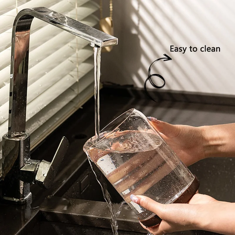 ANKOU 1200ml Coffee Bean Clear Glass Storage Jar Dried Fruit Tea Leaf Sealed Container (BPA-Free, No FDA)