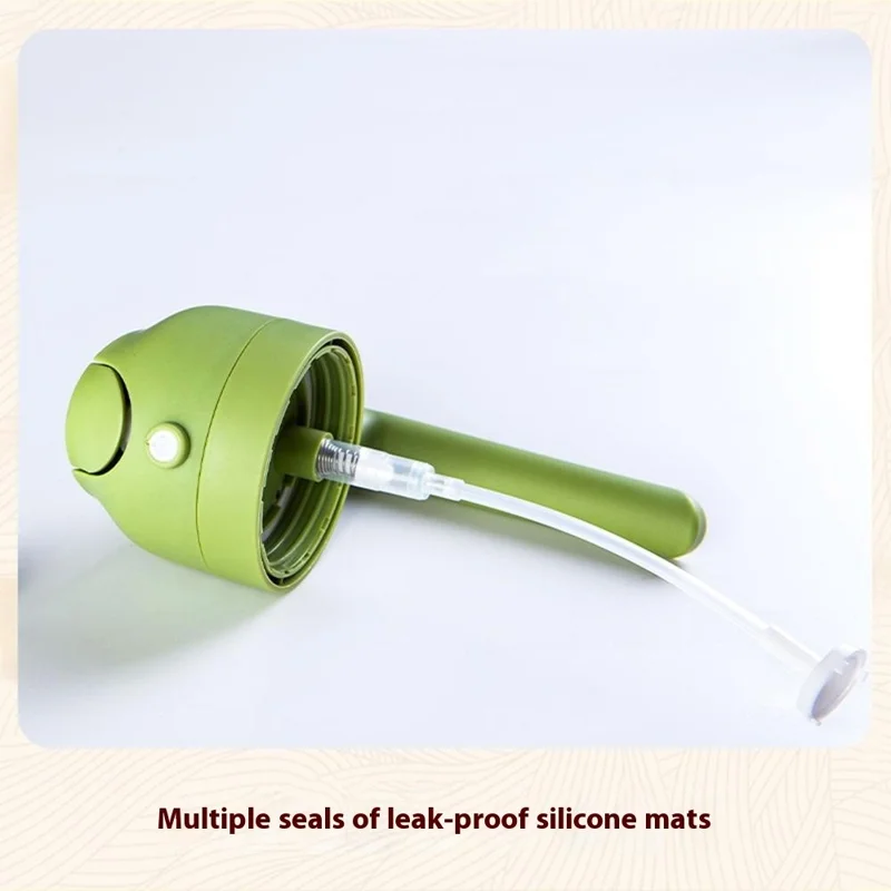 500ml 2 in 1 Heat Resistant Glass Oil Sprayer Leak Proof Press Type Oil Dispenser Bottle for Kitchen (BPA Free, No FDA) - Black