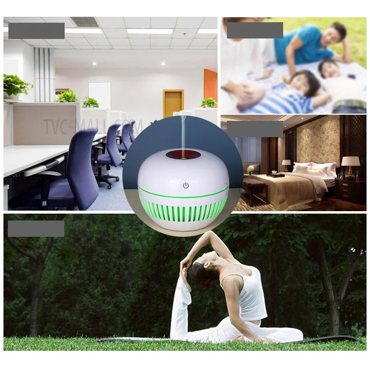 Humidificador ultrasónico de aceites esenciales, difusor de aire, humidificador de niebla para oficina y hogar