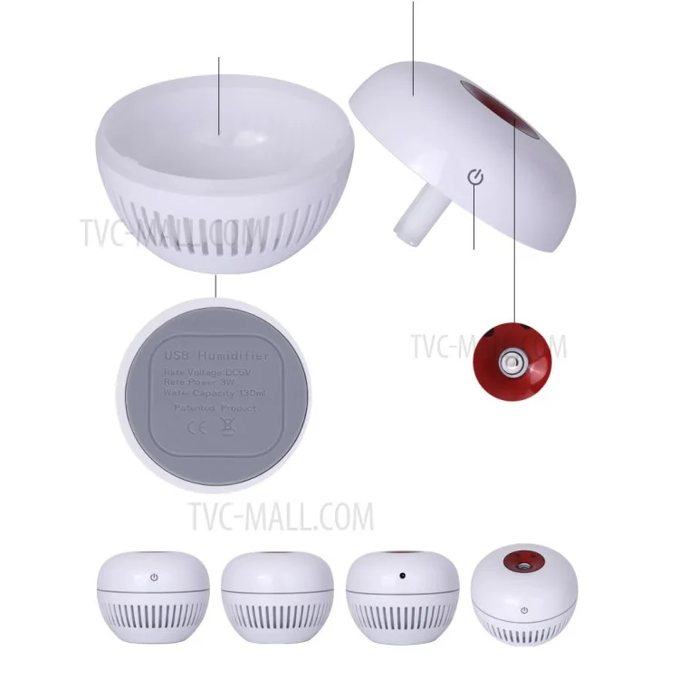 Humidificador ultrasónico de aceites esenciales, difusor de aire, humidificador de niebla para oficina y hogar