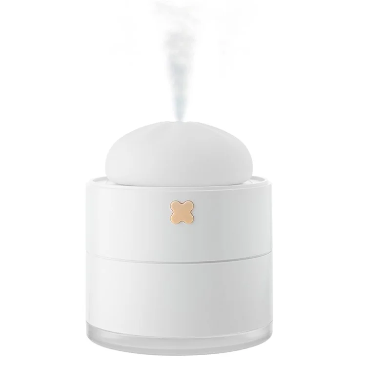 Humidificador de hogar con luz nocturna USB H42 imitado de silicona para bollos al vapor rellenos, silencioso