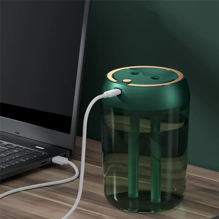 Humidificateur USB BK-J88 Muet Bureau Maison Double Sortie Brume Hydratation de la Peau Diffuseur de Brume Fine