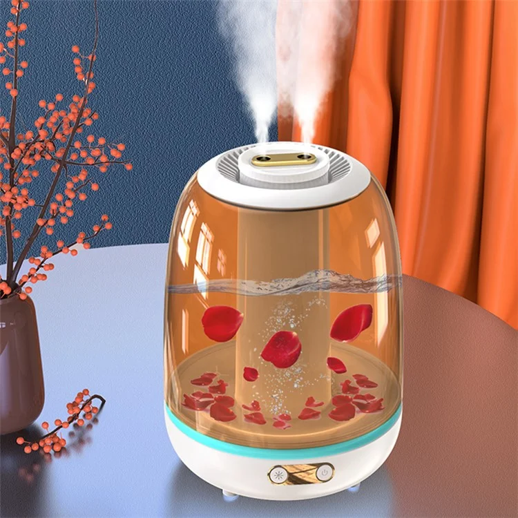 Humidificateur double pulvérisation X21 3000ml Ultrasonique Brumisateur Brouillard Brume Diffuseur d'huiles essentielles pour la maison et le bureau - Blanc