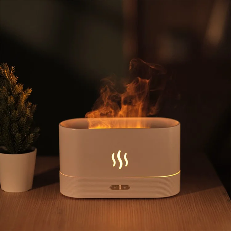 DQ701 Portable 180ml Desktop Aromatherapy Essential Oil Humidificatore Essenziale Silenzioso Camera Ad Ultrasuoni Home Home Umidificatore VAPorizzatore - Nero