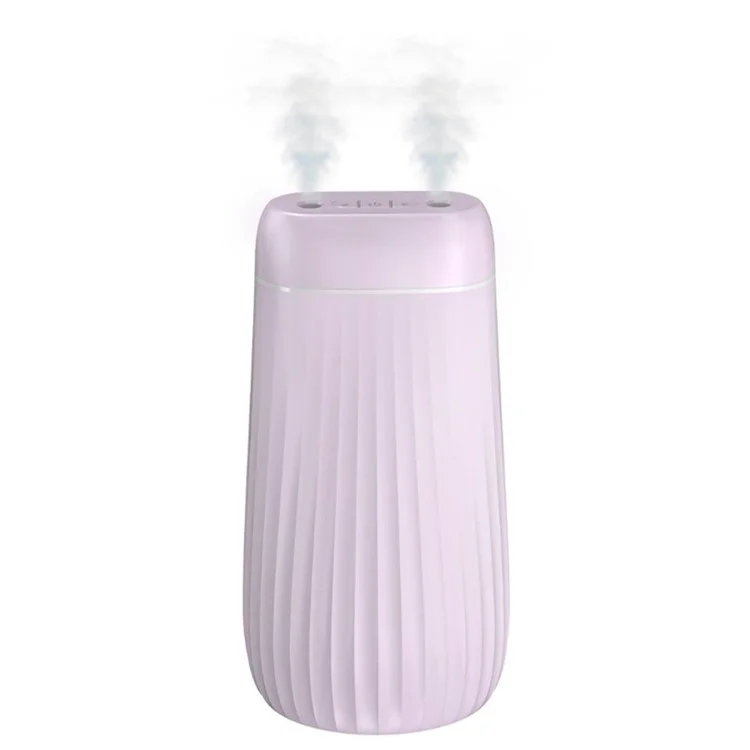 Mistón Humidificador de 1000 ml de Picos Duales Difusor de Humidificador Silent Humidifier de LED de Led Led Led. - Rosado