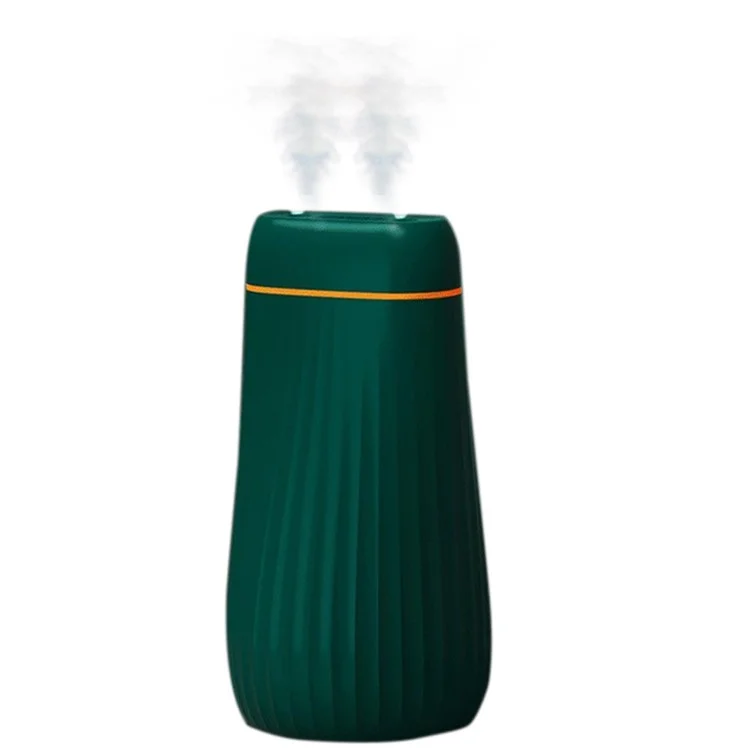 Mist Humidifier Plug-in 1000ml Dual Spouts Cold Spray LED Night Light Silent Home Humidifier Diffuser - Green