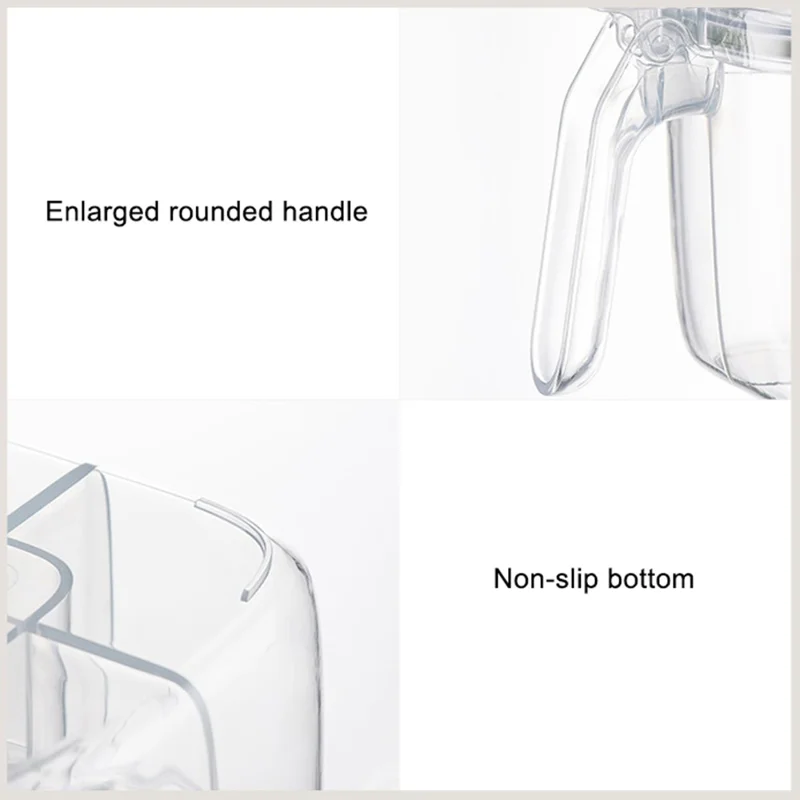 AAB007 Clear Seasoning Box Spice Jar Condiment Bottle Kitchen Supplies (BPA Free, No FDA Certification) - Green