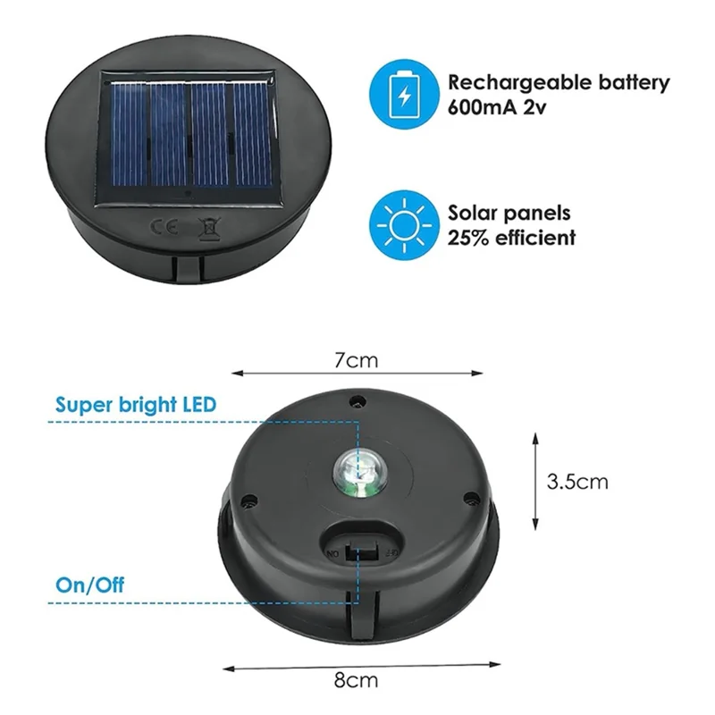 3D Dynamisk Krysantemum Udhulning Metal Udendørs Hængelampe Have Sollygte, Størrelse S
