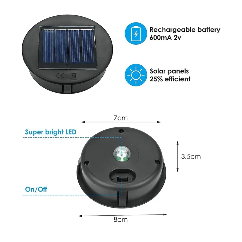 Butterfly Hollow Out Iron Solar Lantern Waterproof Outdoor Hanging Garden Light, Size S