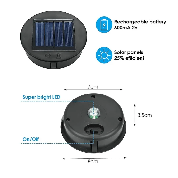 Lámpara colgante solar decorativa de metal calado en forma de libélula para exterior, tamaño L