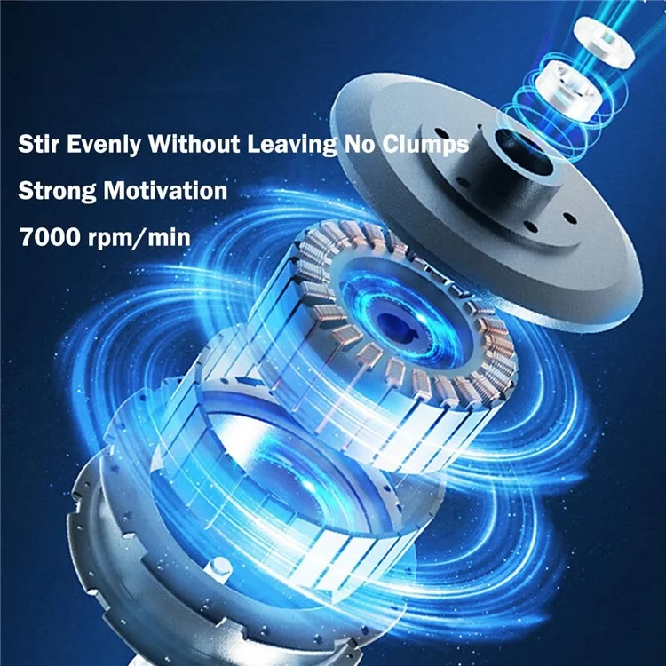 Automatic Electric Stirring Cup Coffee Milk Powder Self Stirring Cup, Rechargeable Type - Beige