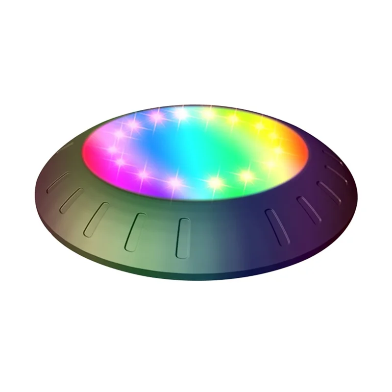 Solar Powered RGB LED Ground Light for Garden Landscape Path Lighting Waterproof Decorative Lawn Lamp - RGB+Warm White