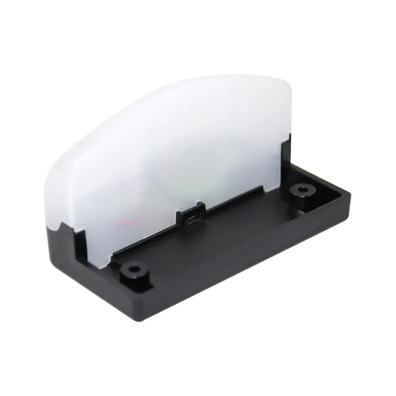 1 Lampe solaire d'escalier LED étanche pour clôture, terrasse et patio - Lumière blanche chaude