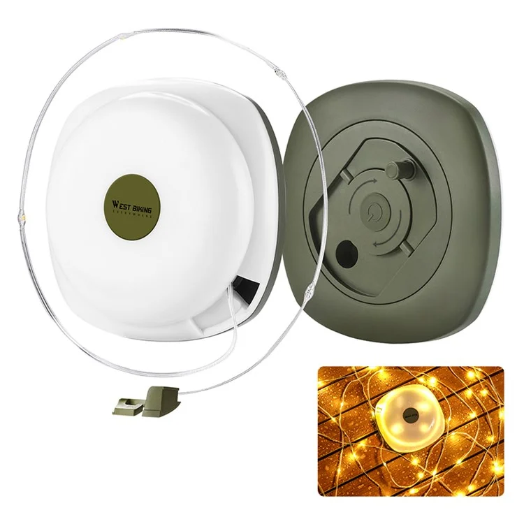 West Bicking YP0701425 Campo LED LED Luz do Campsito ao Campsito Atmosfera Luz - Luz Quente