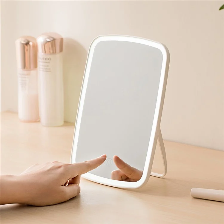 XIAOMI YOUPIN JORDAN&JUDY NV026 Desktop LED Makeup Mirror Rechargeable Smart Beauty Mirror