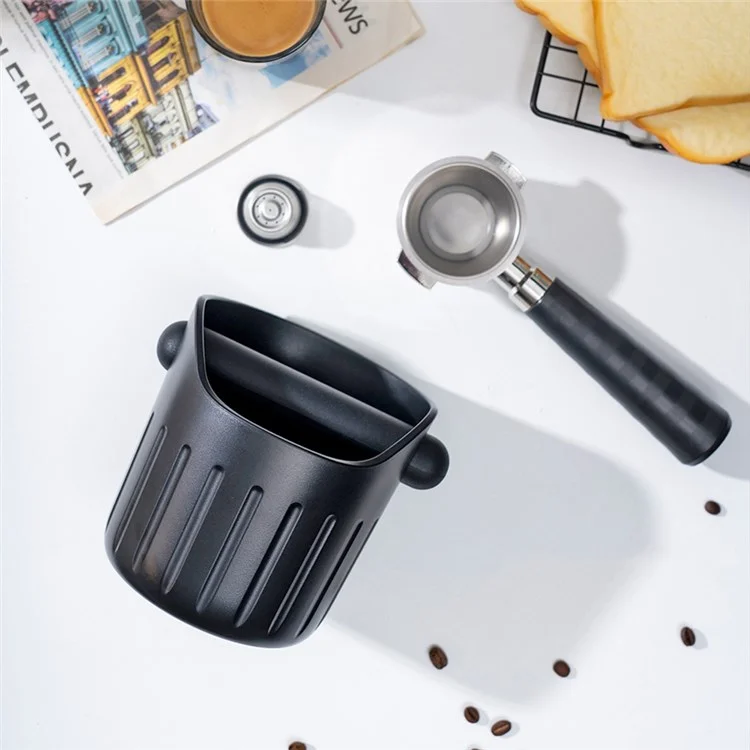 Kaffeepulver-Reststoffbox mit abnehmbarem Klopfleiste, Kaffee-Grounds-Recycling-Eimer, Mahltrash-Bin