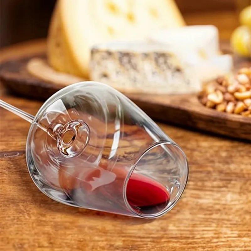 2Pcs 600ml Burgundy Wine Crystal Glass Stemware Elegant Modern Stemmed Glass Goblets (BPA-Free, NO FDA)