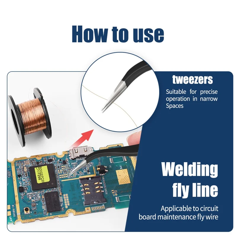 ANENG SL101 25Pcs Digital Multimeter 60W Electric Soldering Iron Kit with Replaceable Welding Head Electronic Repair Set - EU Plug