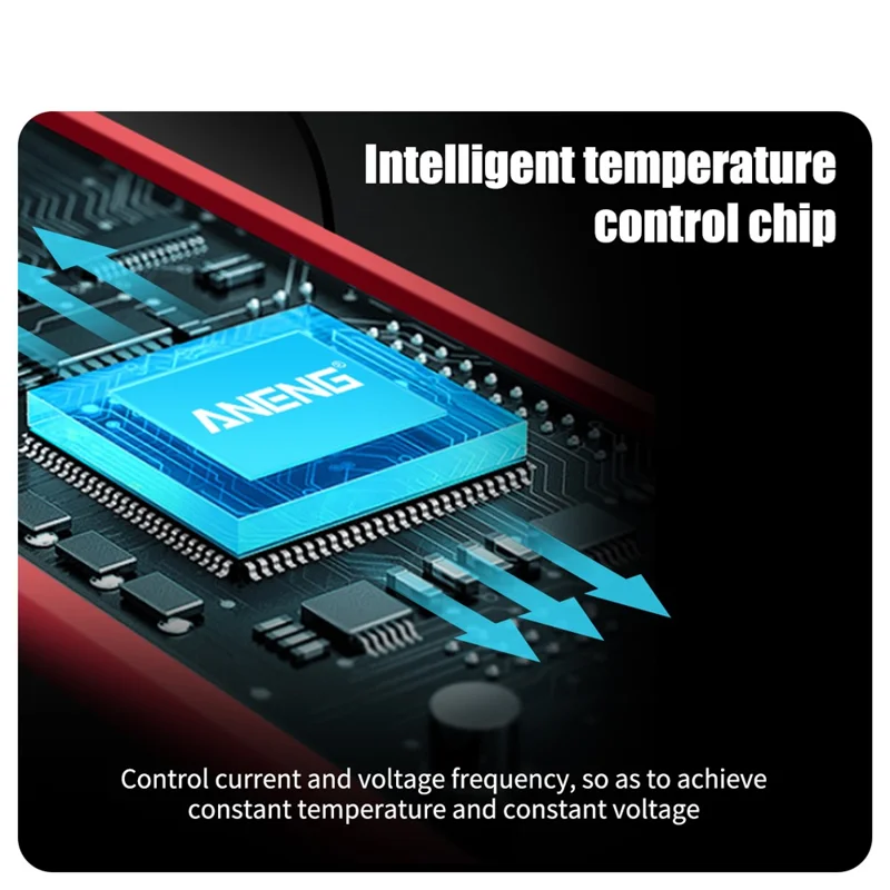 ANENG SL101 17Pcs Multi-Functional 60W Electric Soldering Iron Kit with Replaceable Welding Head Electronic Repair Set - EU Plug