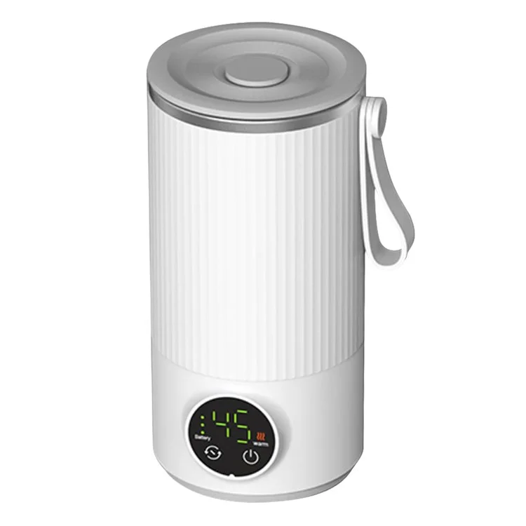 18W kabellose aufladbare 6000mAh Flaschenwärmer Edelstahl+PP Milch-Auftaugerät mit EU-Stecker