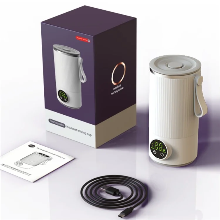 18W kabellose aufladbare 6000mAh Flaschenwärmer Edelstahl+PP Milch-Auftaugerät mit EU-Stecker
