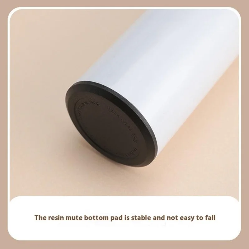 500ML Smart Thermos Bottle 304 Stainless Steel Temperature Display Insulated Intelligent Coffee Cup (No FDA Certificate) - White