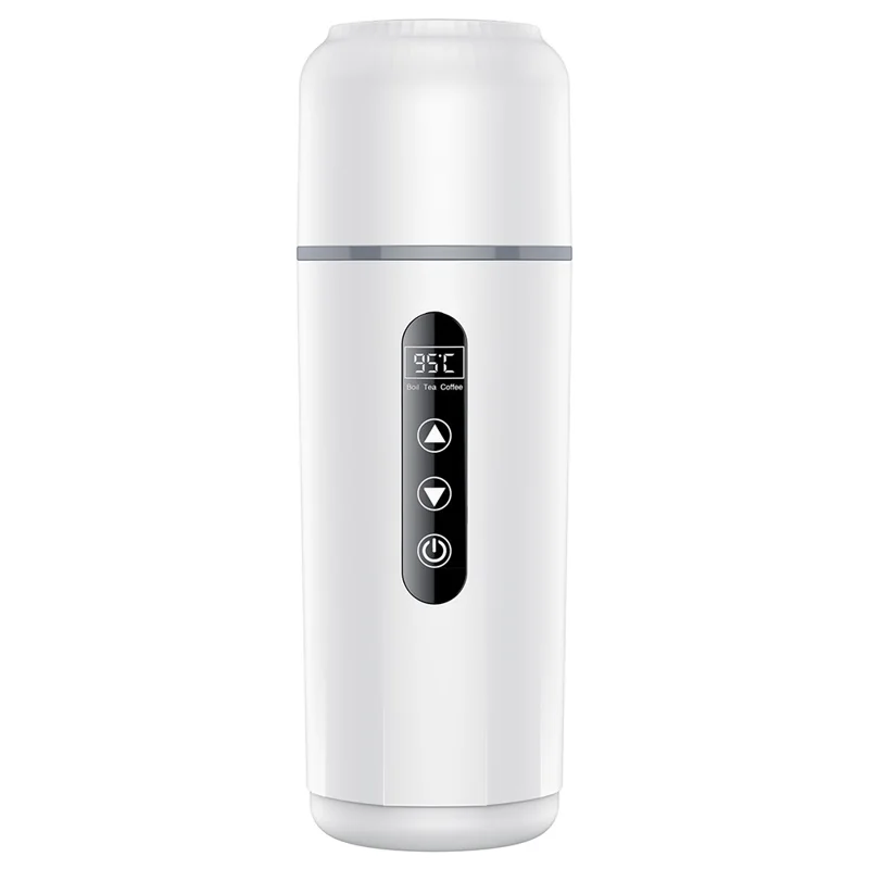 YESIDO VC20 Auto elektrische Heiztasse 500ml LED-Touch-Control Auto elektrische Heizgerät für Wasser, Kaffee, Tee