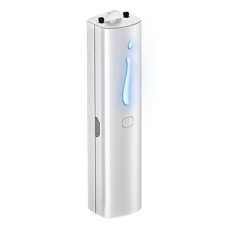 Mini tragbarer Luftreiniger Tragbarer Halsketten-USB-Luftreiniger Negativ-Ionen-Generator Persönlicher Lufterfrischer für Erwachsene - Weiß