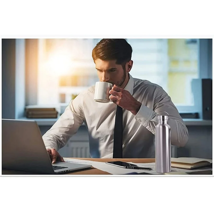 JUNSUNMAY 750ML Drinking Kettle Thermal Insulated 304 Stainless Steel Water Bottle (BPA-Free, No FDA Certified)