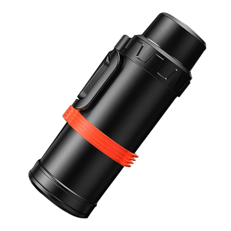 TEAHOO 2000ML 316 Stainless Steel Insulated Cup Foldable Handle Water Bottle (BPA-Free, No FDA) - Black