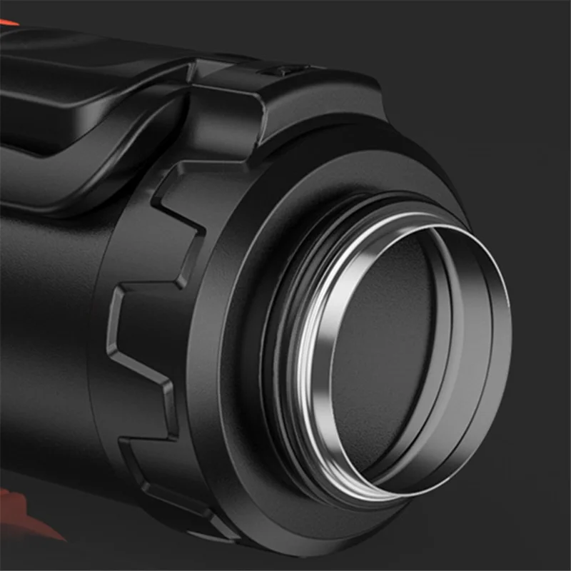 TEAHOO 2000ML 316 Stainless Steel Insulated Cup Foldable Handle Water Bottle (BPA-Free, No FDA) - Black