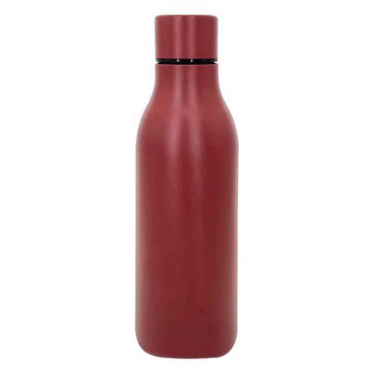 Tasse de sport de plein air en acier inoxydable 304 de 550 ml avec isolation sous vide (sans BPA, avec homologation FDA) - Vermillon
