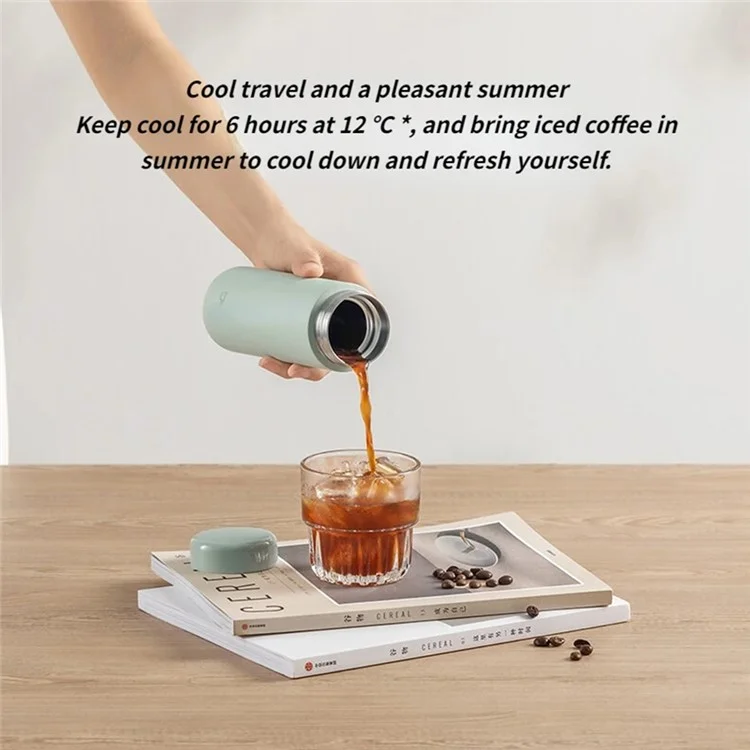 XIAOMI MIJIA MJKDB01PL Taza de vacío de 350 ml con aislamiento (sin FDA, sin BPA) - Blanco