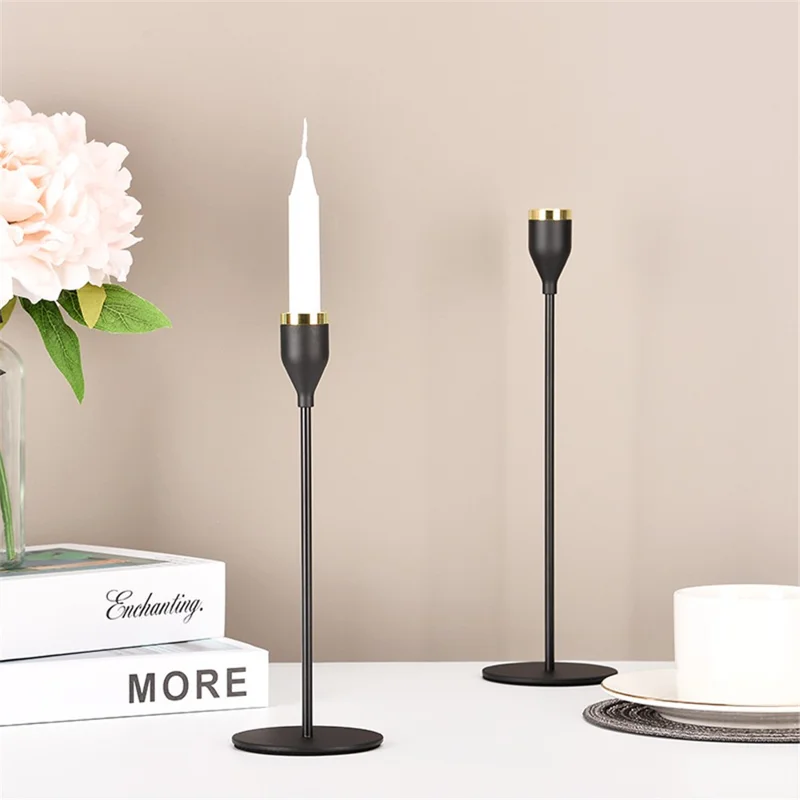 3Pcs/Set 23/28/33cm Scented Candle Holder Metal High-footed Candlestick Home Hotel Restaurant Dinner Decoration