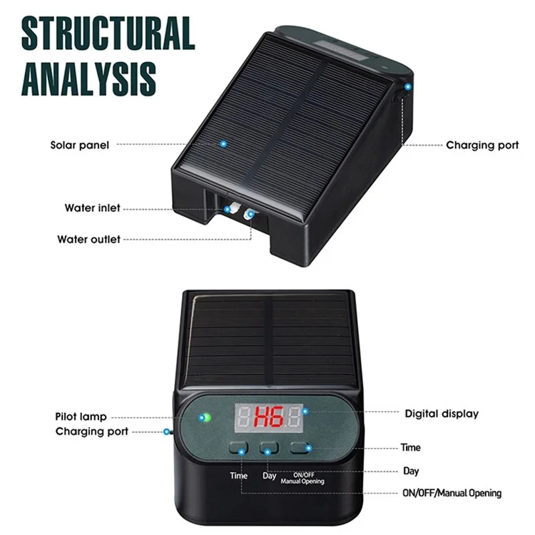 SW15 Smart Automatic Solar Timer Garden Wireless Control Watering Device Set