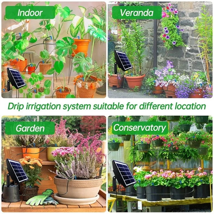 Dispositivo di irrigazione automatica solare per piante da esterno SD15 con timer
