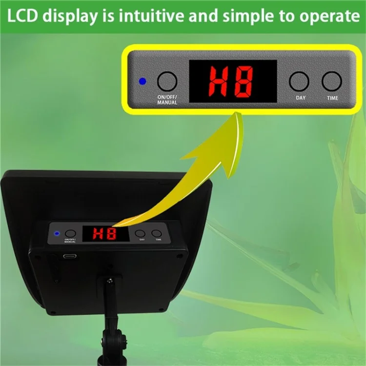 Dispositivo di irrigazione automatica solare per piante da esterno SD15 con timer