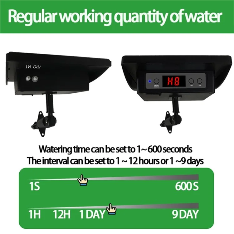 Dispositivo di irrigazione automatica solare per piante da esterno SD15 con timer