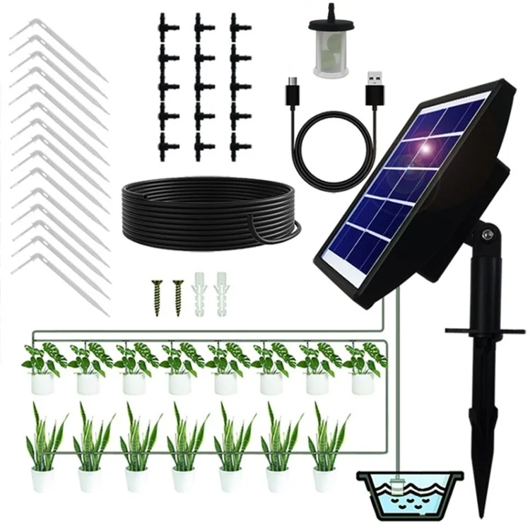 Dispositivo di irrigazione automatica solare per piante da esterno SD15 con timer