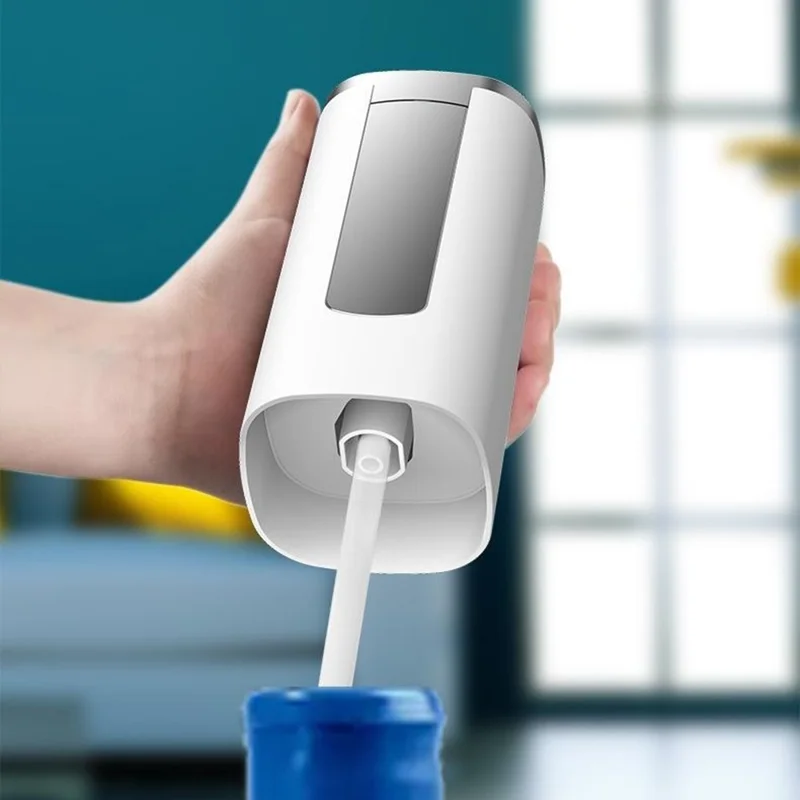 AP127T Bomba Elétrica Automática com Dobragem 1200mAh Dispensador Sem Fios 3 Modos de Bomba de Água para Garrafas de 5-18,9L - Preto