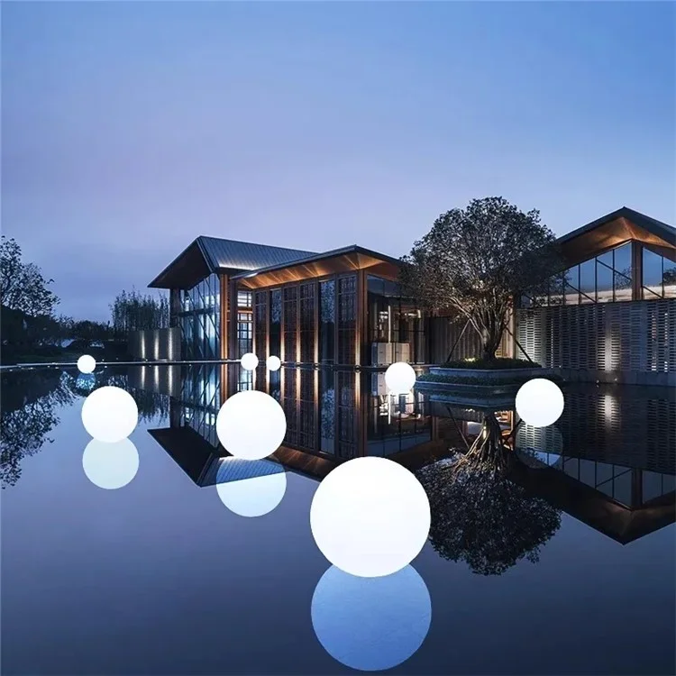 Pool Floating Ball Light Dimming RGBW 16 Colors LED Light for Garden, Yard Decor