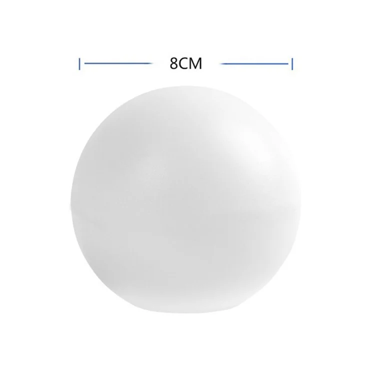 8 Bolas flotantes de piscina Atenuación RGBW 16 colores Bola luminosa LED Jardín Playa Fiesta Lámpara de césped 