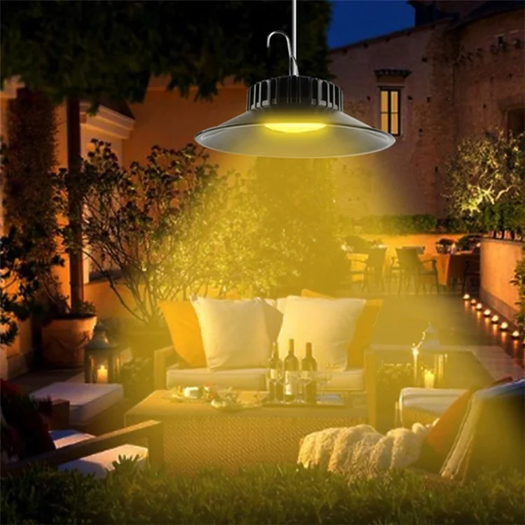 TS-S4401 Lampada solare da appendere IP65 Impermeabile per interni ed esterni Giardino Patio Lampada a LED con telecomando