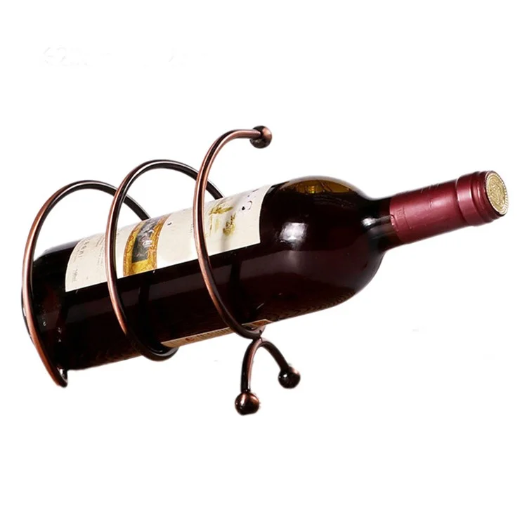 002B018 European Style Iron Wine Rack Stand, Wine Bottle Holder for Home, Office, Wine Cabinet