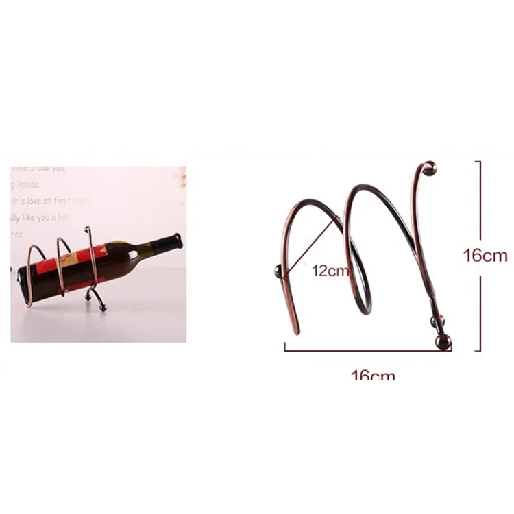 002B018 European Style Iron Wine Rack Stand, Wine Bottle Holder for Home, Office, Wine Cabinet