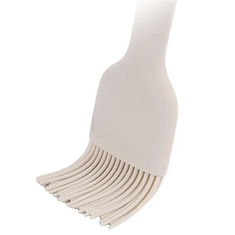 1-Piece Silicone Kitchen Utensil with Wooden Handle (No FDA, BPA-Free) - Pasta Fork